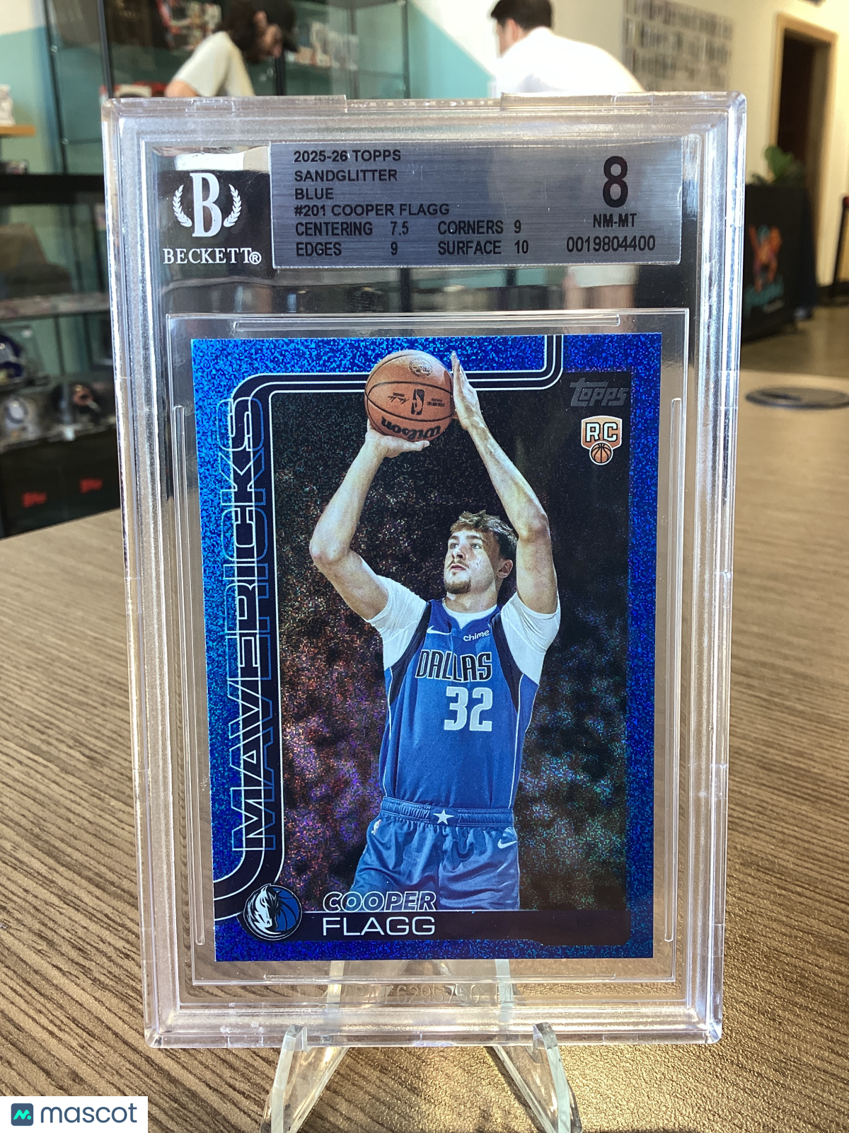 2025 Topps Sandglitter Blue Cooper Flagg #201 BGS 8