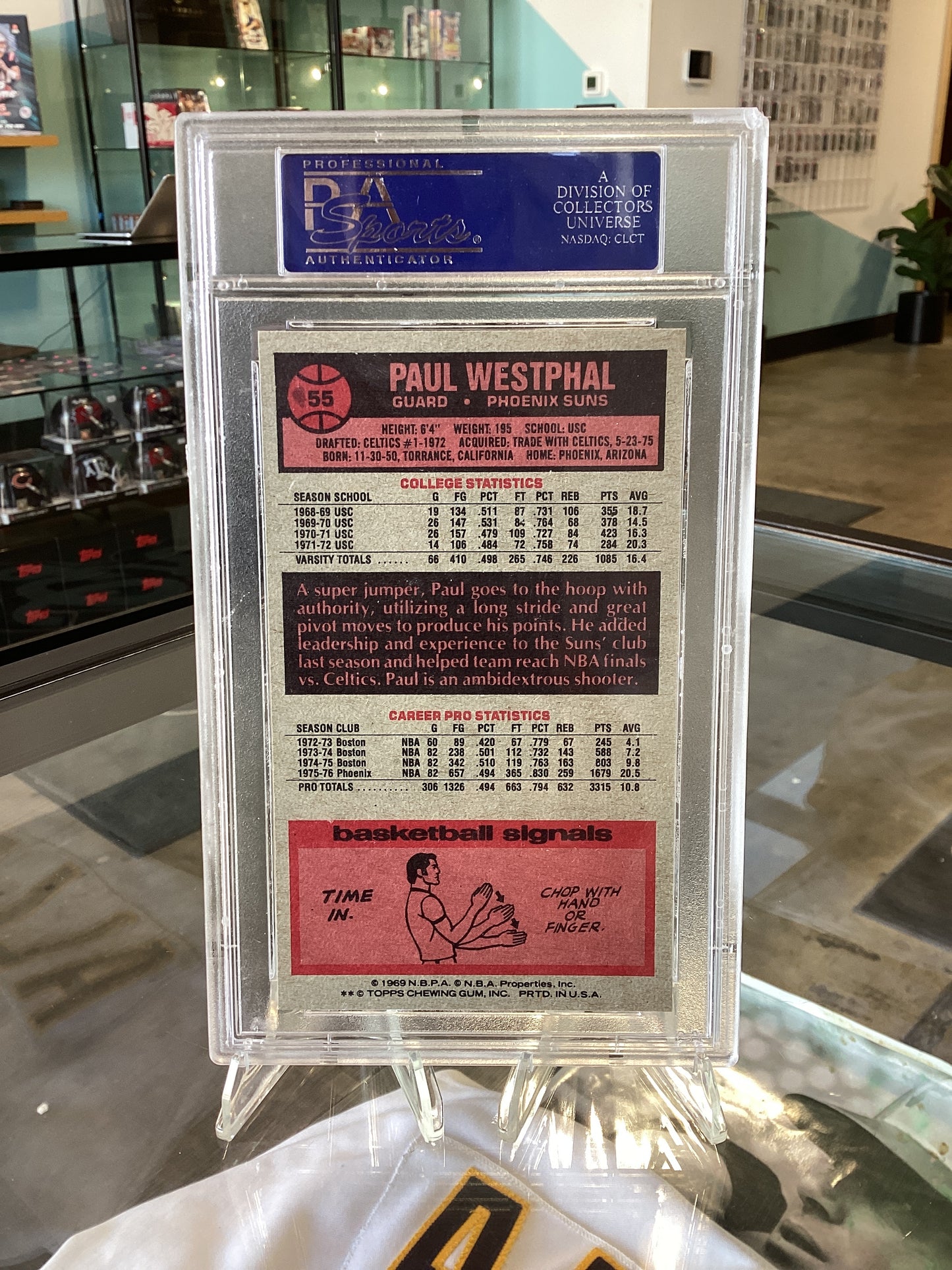 1976 Topps Paul Westphal #55 PSA 9