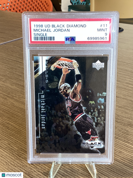 1998 Upper Deck Black Diamond Michael Jordan #11 Single PSA 9