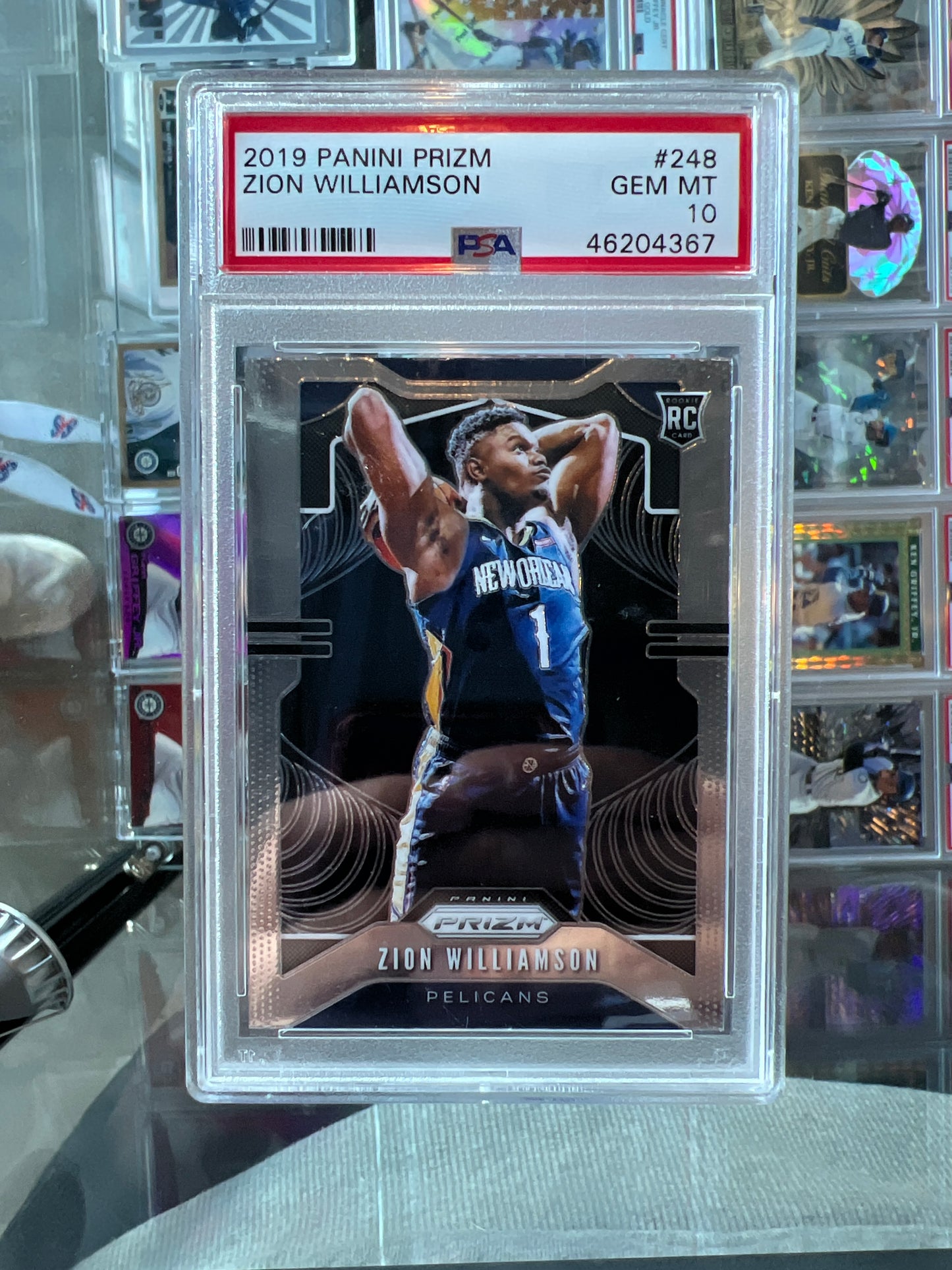 2019 Panini Prizm Zion Williamson #248 PSA 10