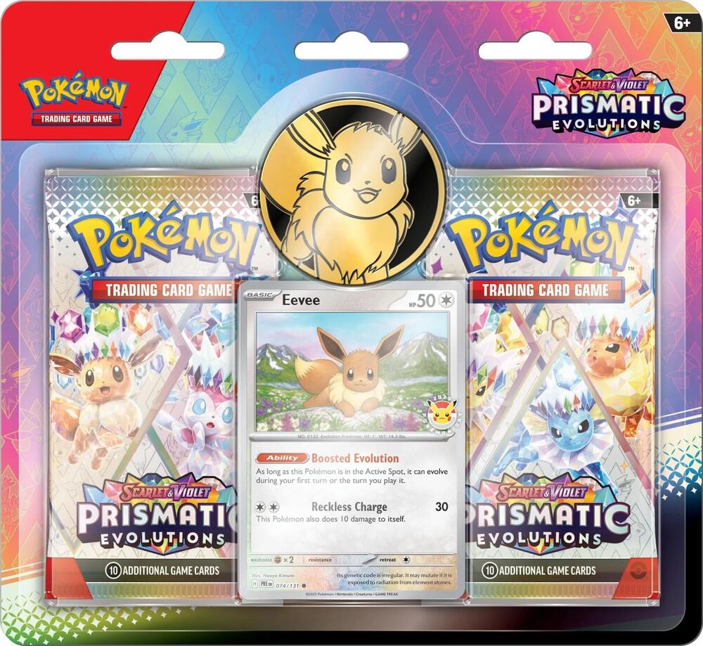 Pokemon Scarlet & Violet Prismatic Evolutions 2-Pack Blister
