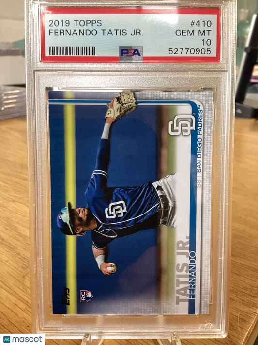 2019 Topps Fernando Tatis JR. #410 PSA 10