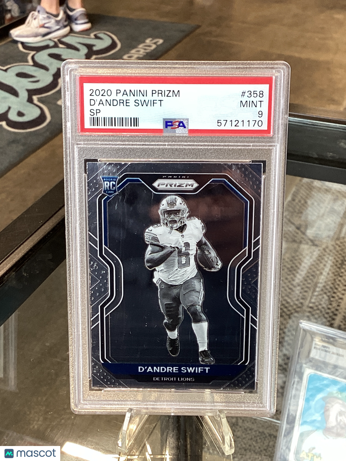 2020 Panini Prizm D'andre Swift #358 Variation PSA 9