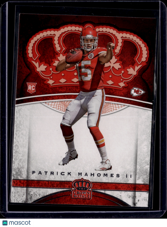 2017 Panini Crown Royale Patrick Mahomes II #84 RC