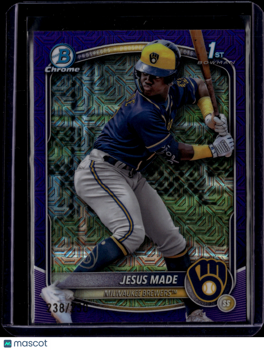 2025 Bowman Chrome 1st Jesus Made #BCP-50 Refractor 238/250
