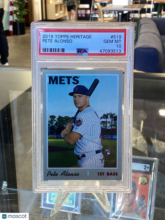 2019 Topps Heritage Pete Alonso #519 PSA 10
