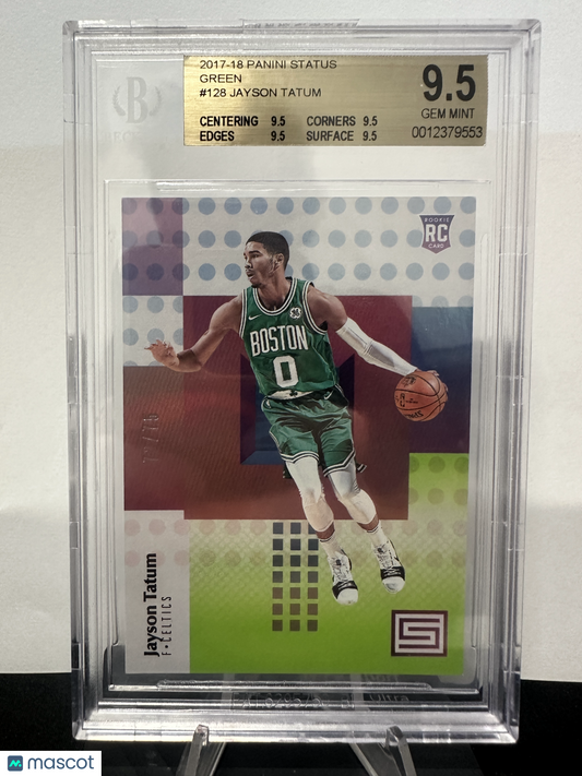 2017 Panini Status Green Jayson Tatum #128 BGS 9.5