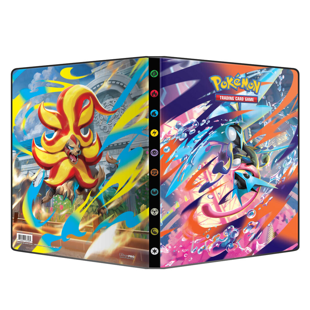 Pokemon Mega Evolution: Chaos Rising - 9-Pocket Portfolio (Mega Greninja and Mega Pyroar)