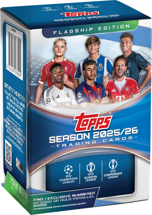 2025/26 Topps UEFA Club Competitions Soccer Blaster Box