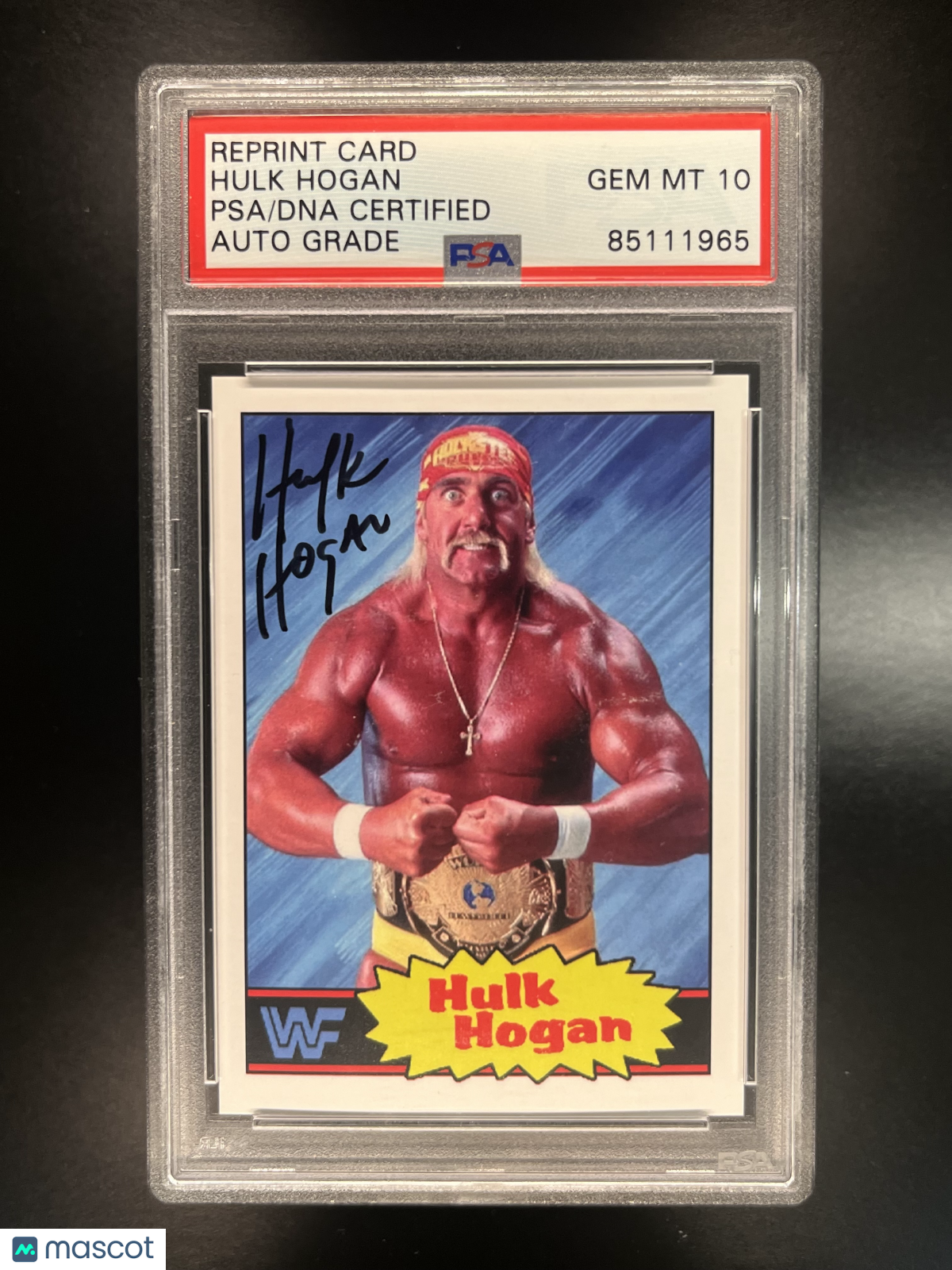 Hulk Hogan PSA A