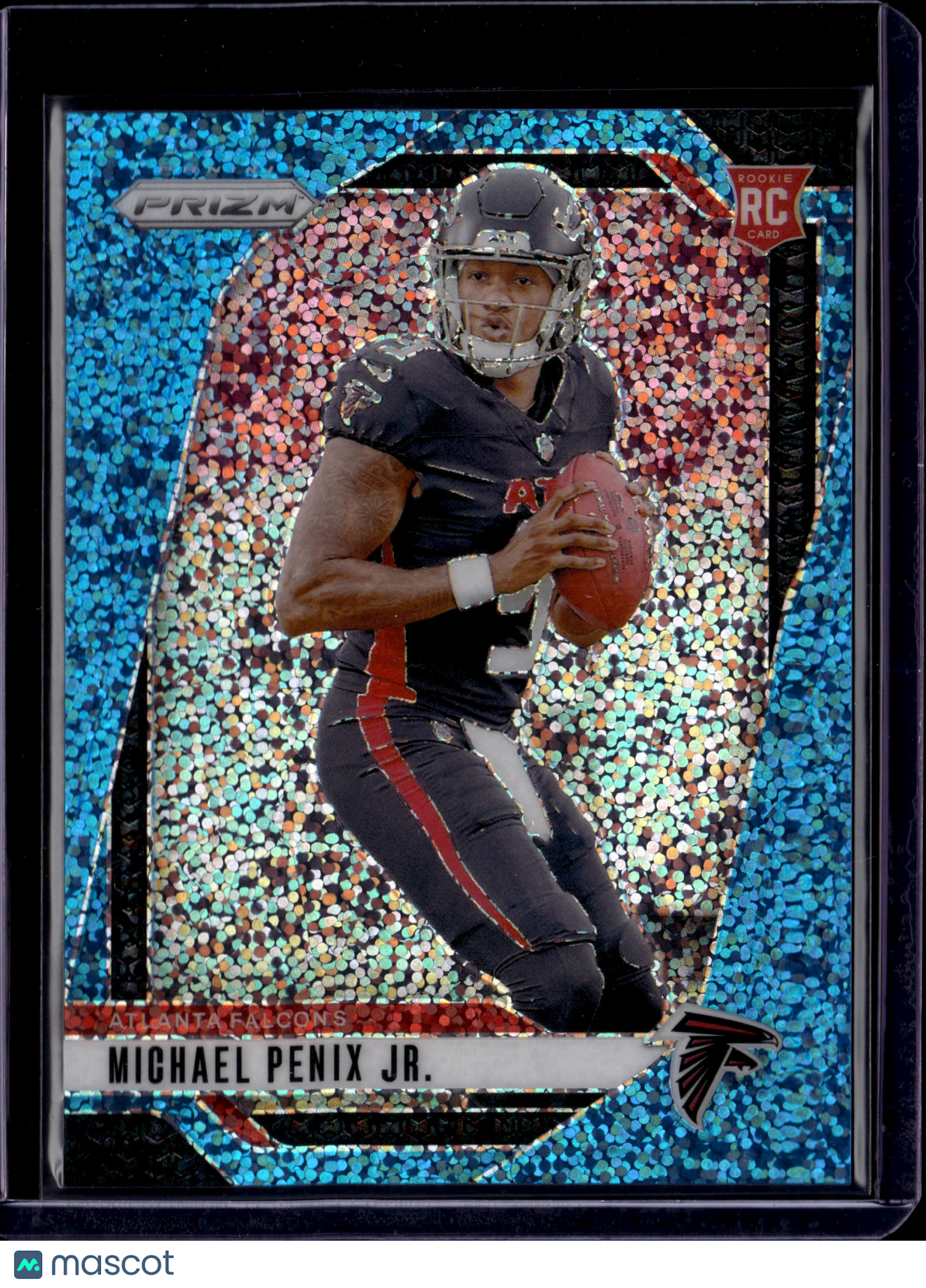 2024 Panini Prizm Michael Penix Jr. #378 Blue Sparkle /96 RC