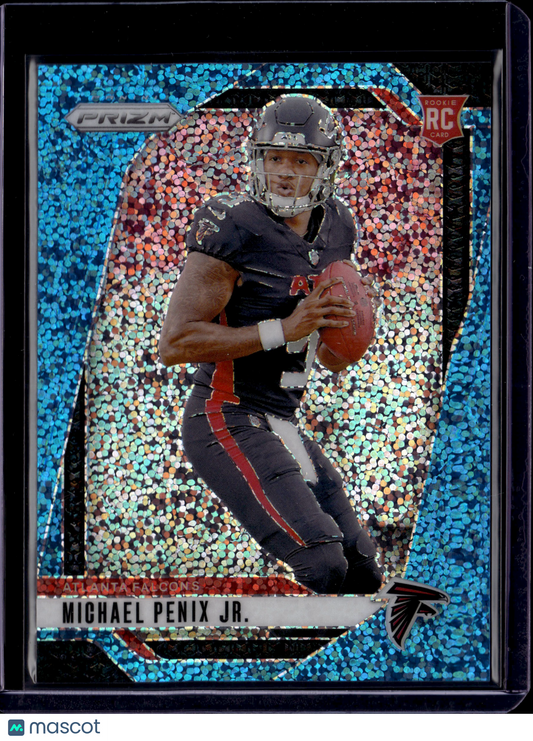 2024 Panini Prizm Michael Penix Jr. #378 Blue Sparkle /96 RC
