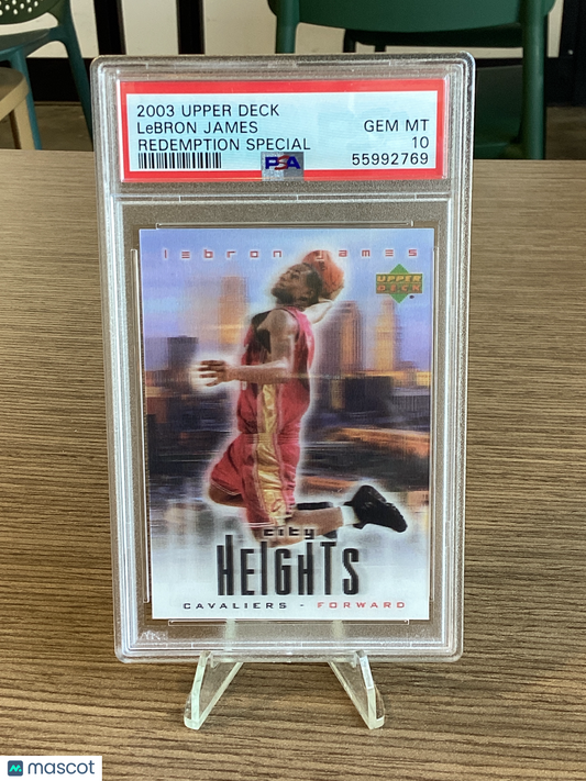 2003 Upper Deck Redemption Special LeBron James PSA 10