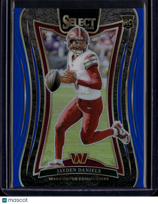 2025 Panini Select Prizm Jayden Daniels #380 Suite Level Blue RC /99