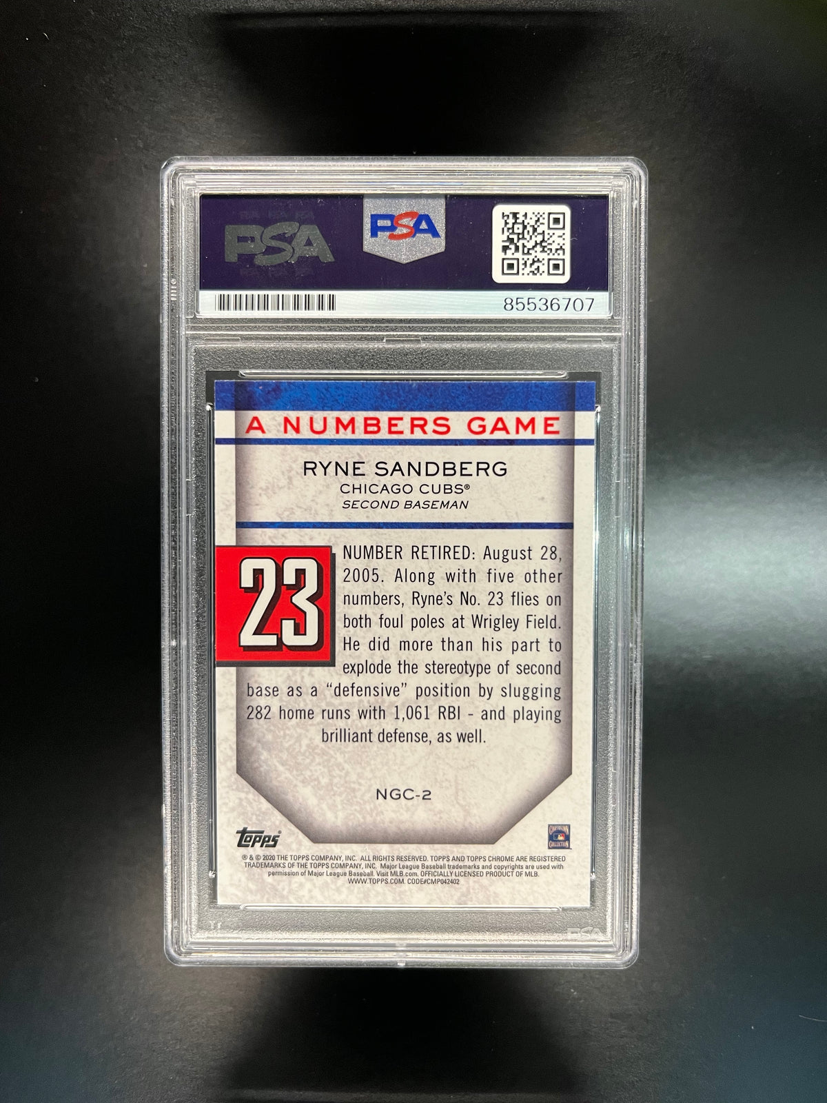 Ryne Sandberg PSA A