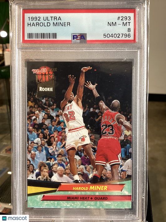 1992 Ultra Harold Miner #293 PSA 8