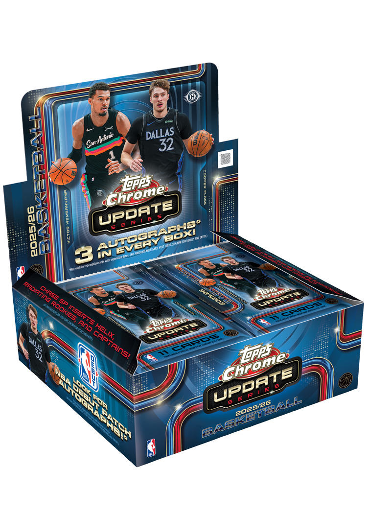 2025-26 Topps Chrome Update Series Basketball Jumbo Box