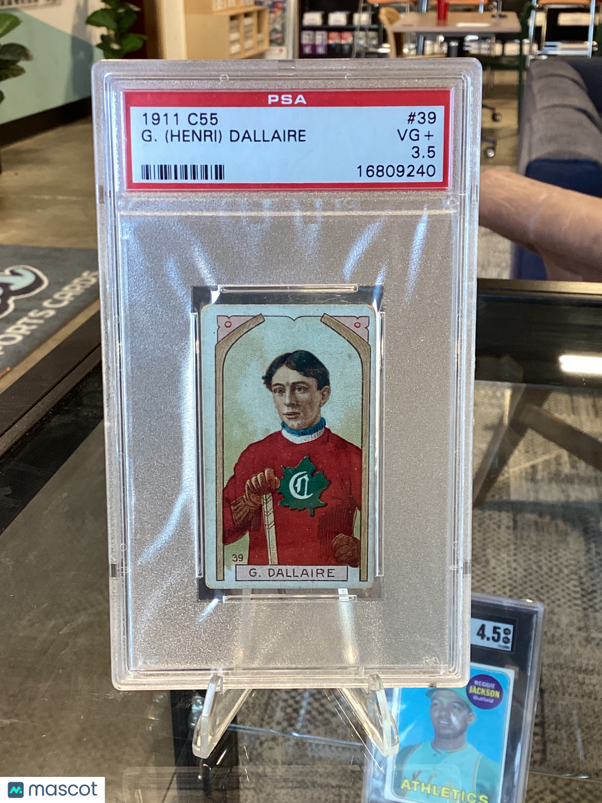 1911 C55 G. (Henri) Dallaire #39 PSA 3.5