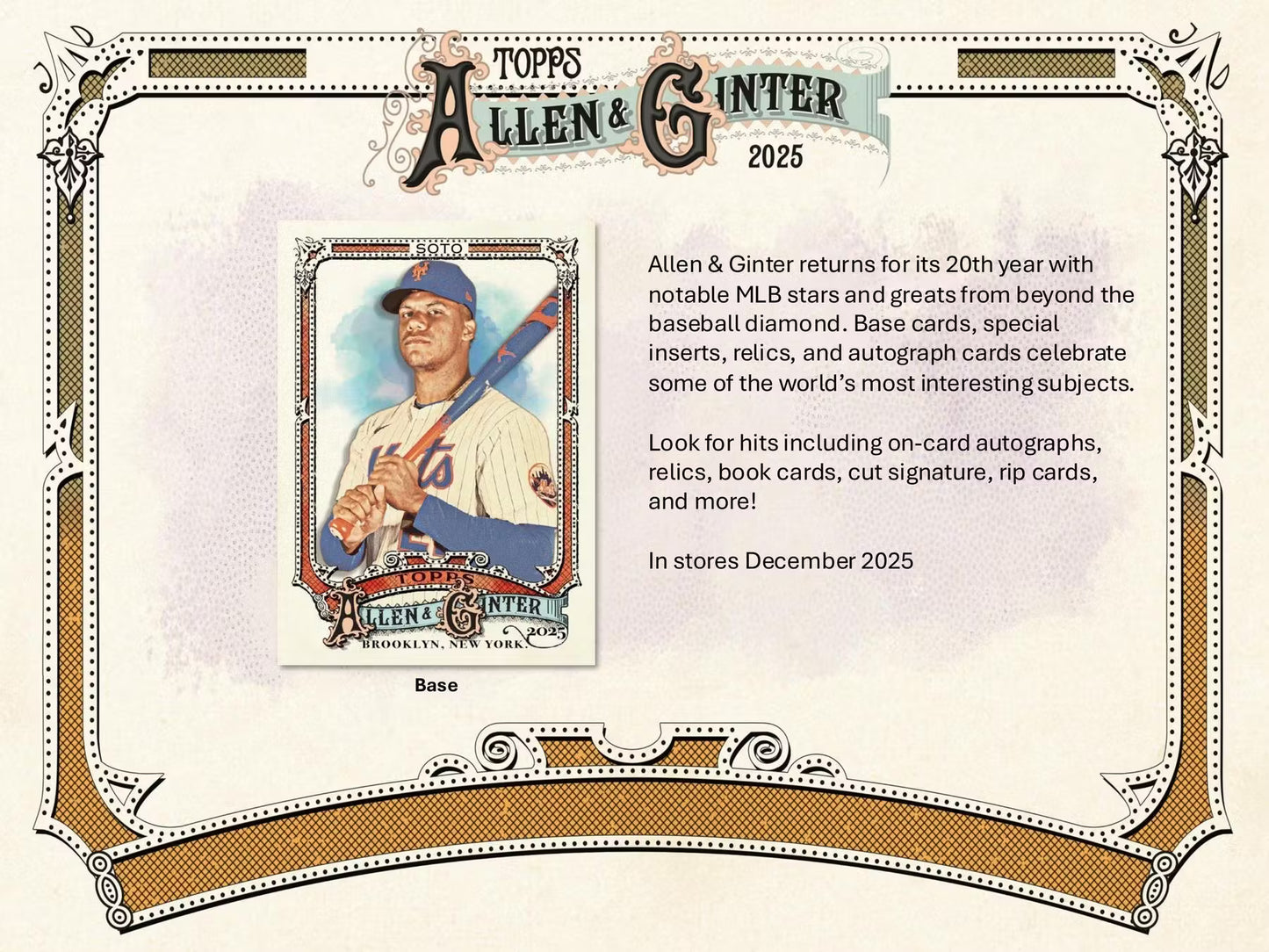2025 Topps Allen & Ginter Baseball Blaster Box (PRESALE)