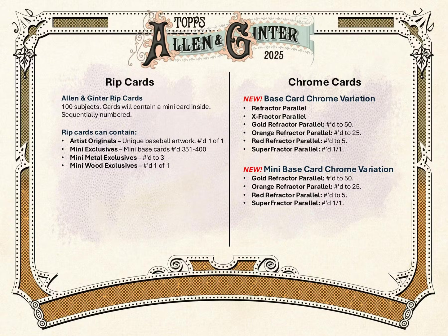 2025 Topps Allen & Ginter Baseball Blaster Box (PRESALE)