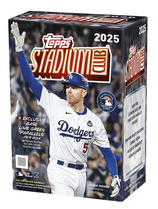 2025 Topps Stadium Club Baseball Blaster Box