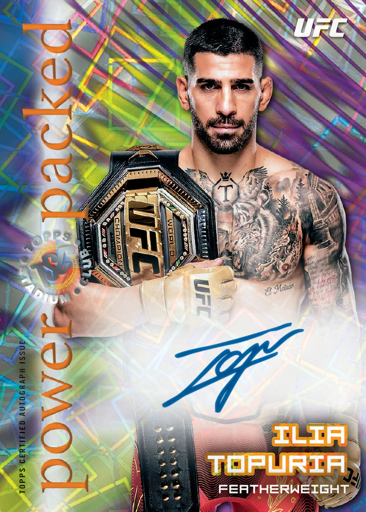 2025 Topps Stadium Club UFC Hobby Box (PRESALE)