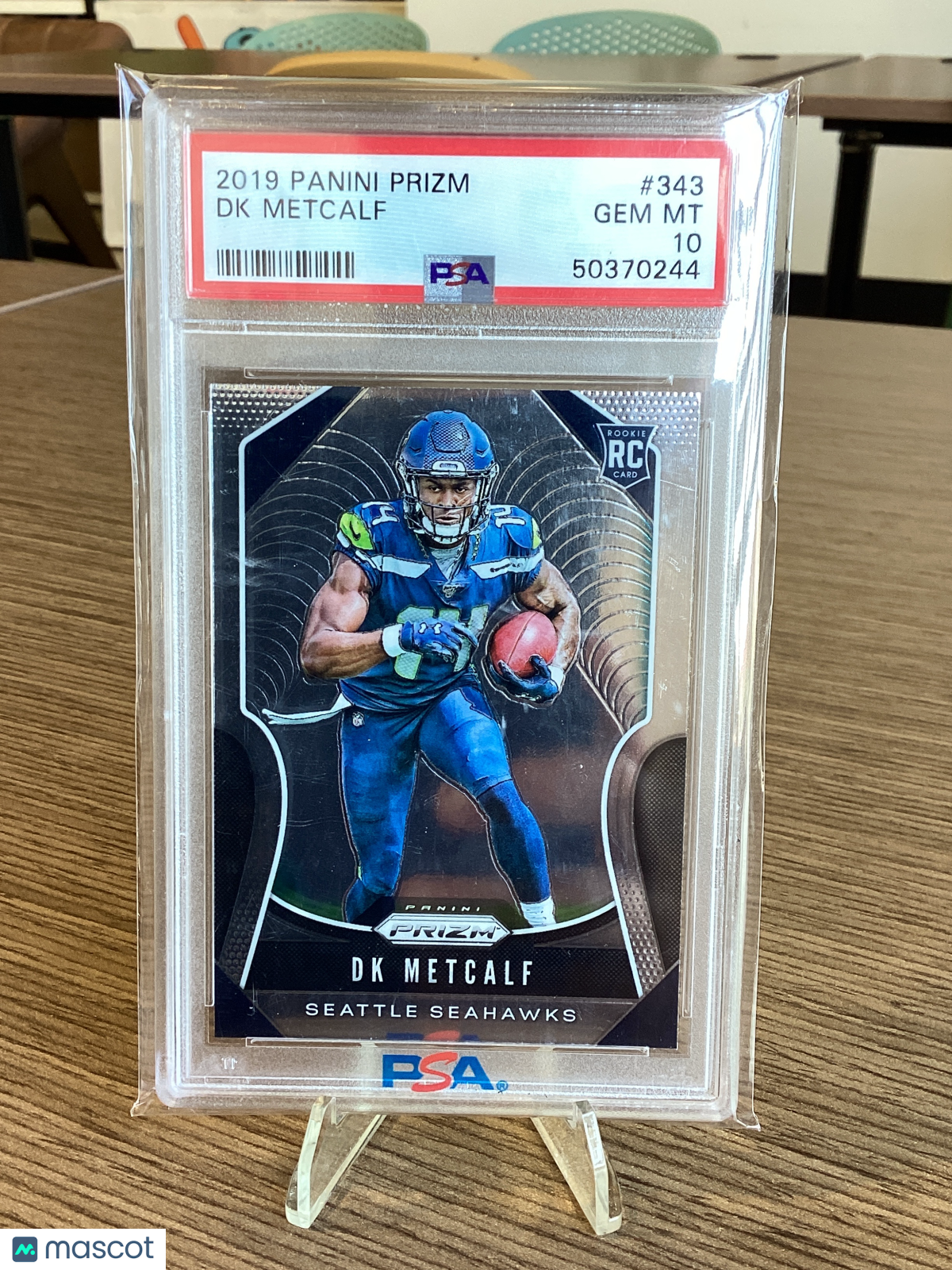 2019 Panini Prizm DK Metcalf #343 PSA 10