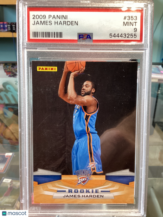 2009 Panini James Harden #353 PSA 9