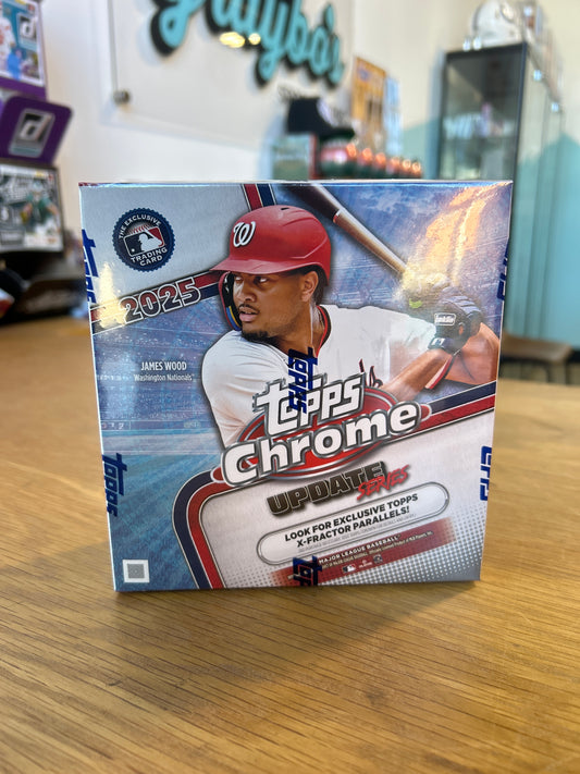 2025 Topps Chrome Update Series Baseball Mega Box