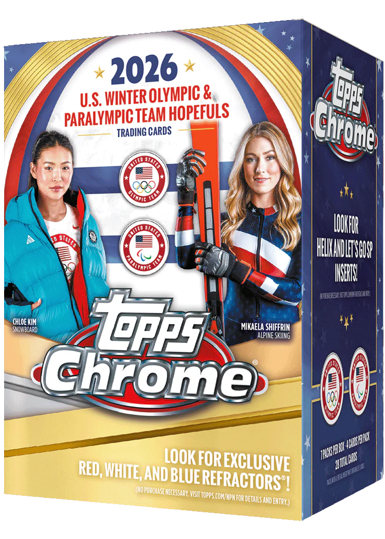2026 Topps Chrome US Olympic & Paralympic Hopefuls Blaster Box