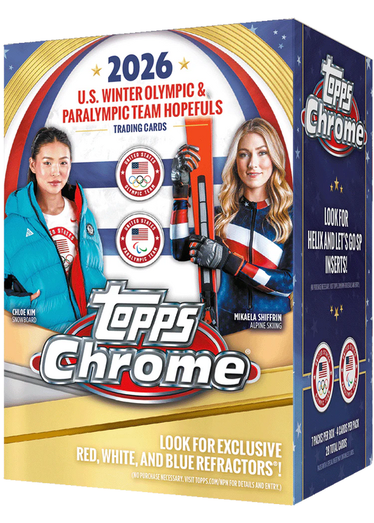 2026 Topps Chrome US Olympic & Paralympic Hopefuls Blaster Box