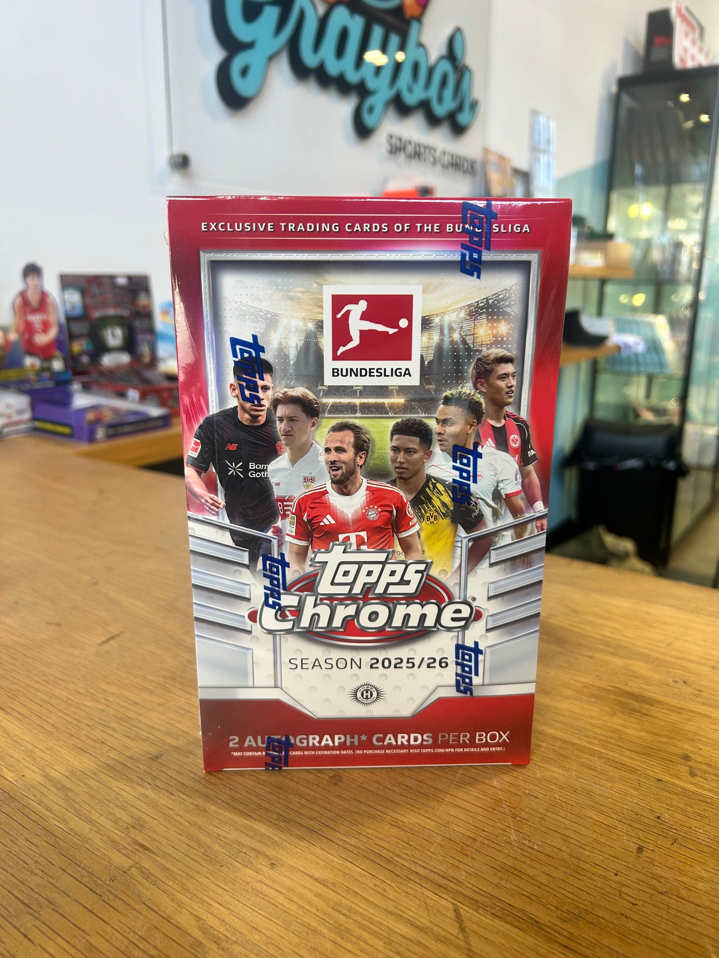 2025-26 Topps Chrome Bundesliga Soccer Hobby Box
