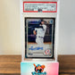 2020 Bowman Draft Austin Wells CHR.DP Auto-Black REF /75 #CDAAWE PSA 9