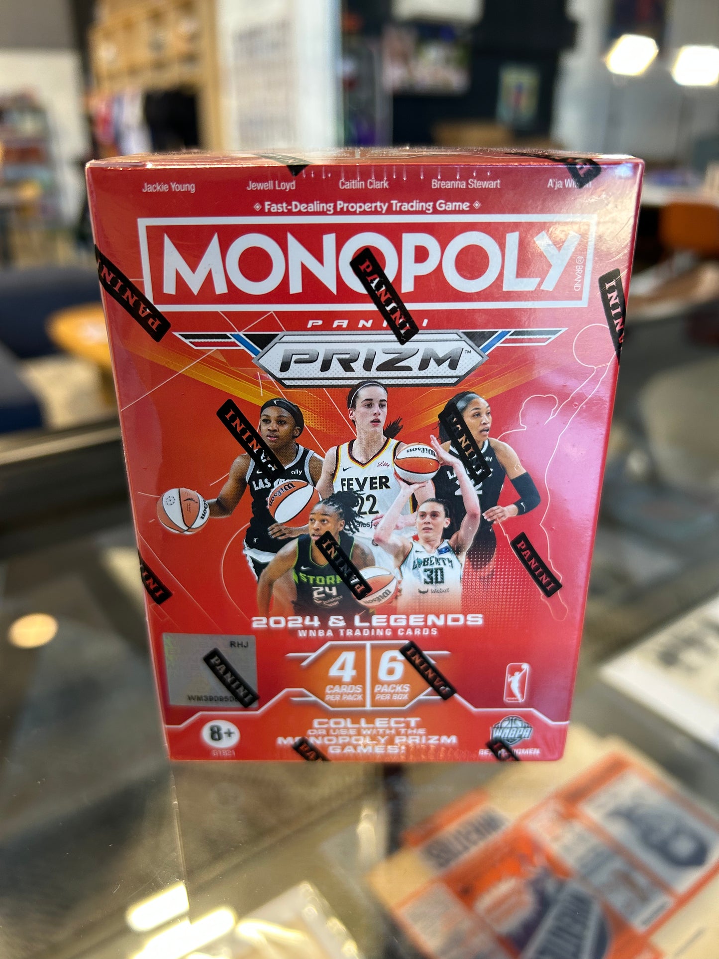 2024 Panini Prizm Monopoly WNBA Basketball Blaster Box