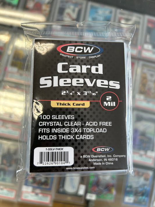 BCW Thick Card Sleeves (100ct)
