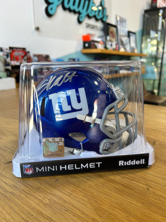 Cam Skattebo New York Giants Autographed Mini Helmet