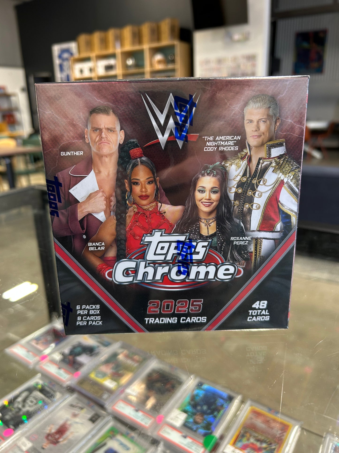 2025 Topps WWE Wrestling Chrome Mega Box