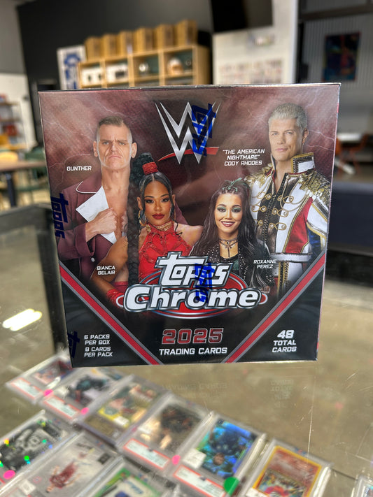 2025 Topps WWE Wrestling Chrome Mega Box