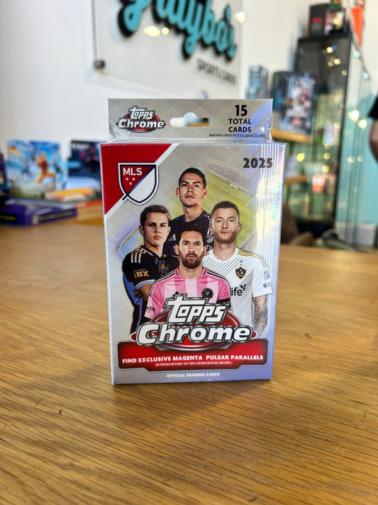 2025 Topps Chrome MLS Soccer Hanger Box