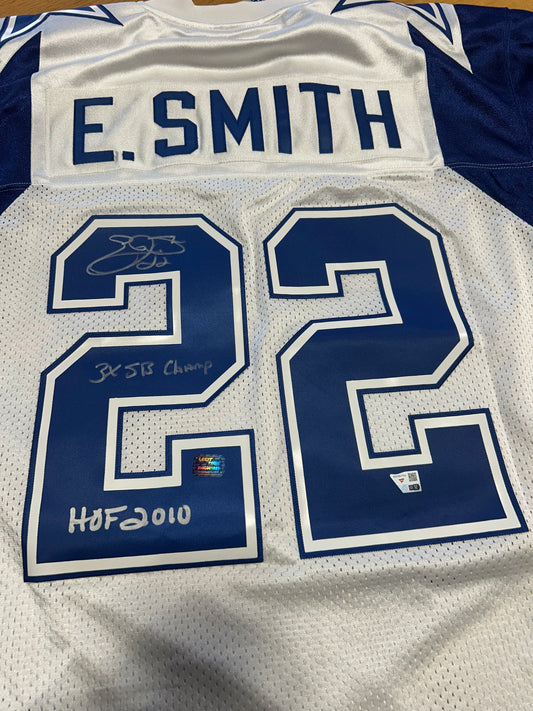 Emmitt Smith Dallas Cowboys Autographed Jersey