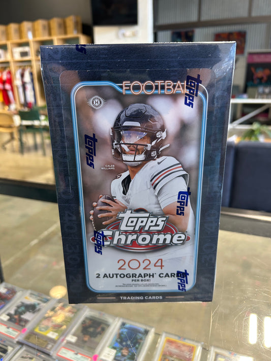 2024 Topps Chrome Football Hobby Box