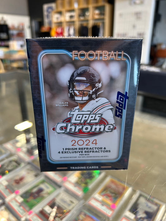 2024 Topps Chrome Football Blaster Box