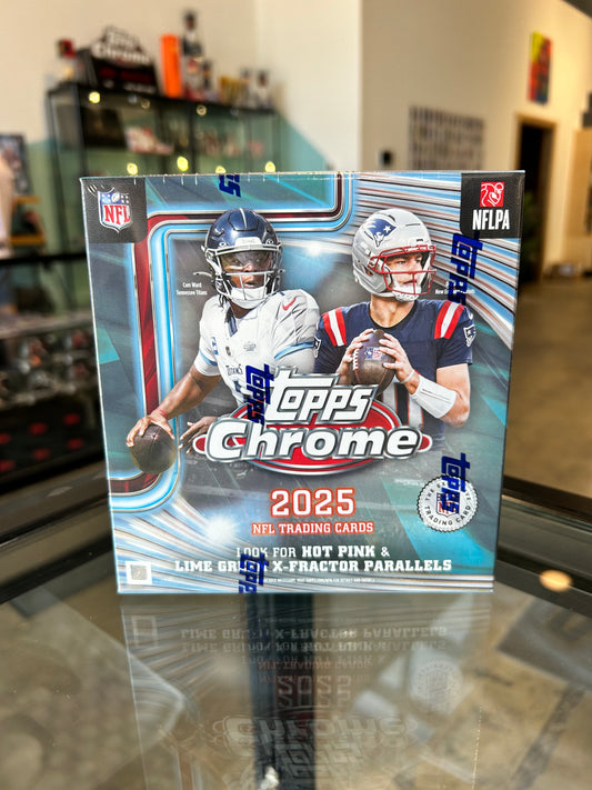 2025 Topps Chrome Football Mega Box