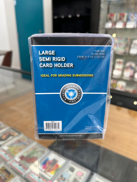 Large Semi Rigid Card Holder (50ct)