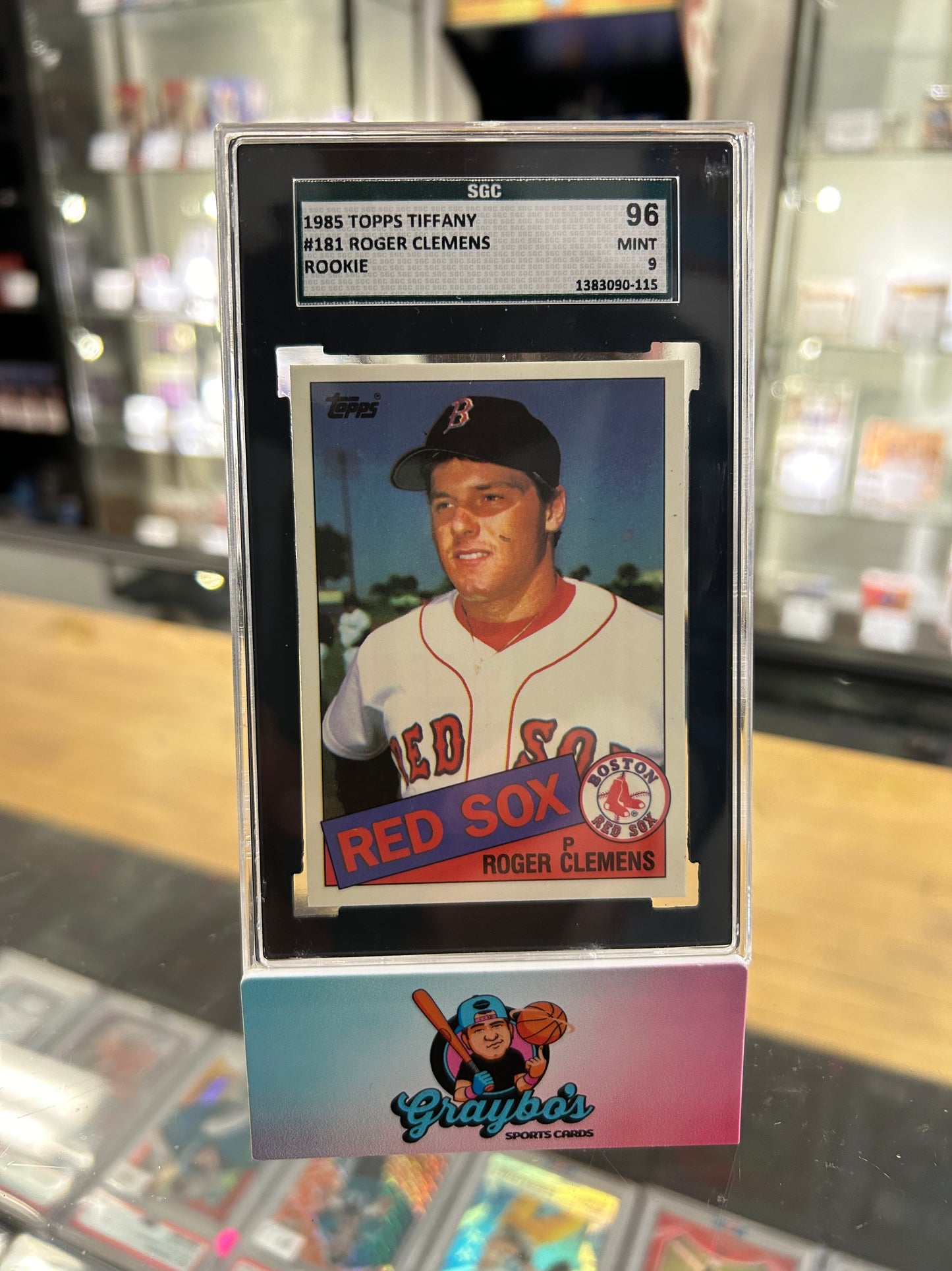 1985 Topps Tiffany Roger Clemens Rookie #181 SGC 9 (96)