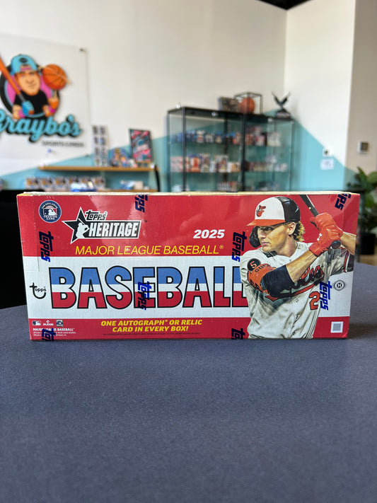 2025 Topps Heritage Baseball Hobby Box