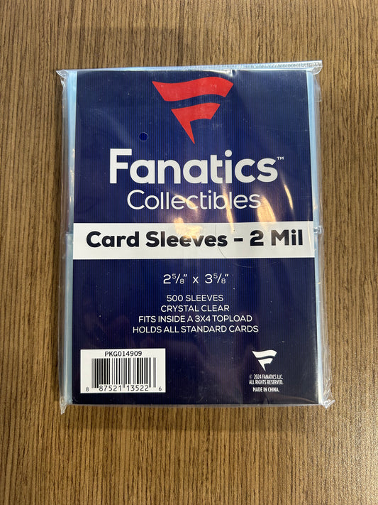 fanatics card sleeves Fanatics 55pt Bundle