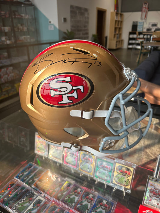 Brock Purdy San Francisco 49ers Autographed Riddell Speed Replica Helmet