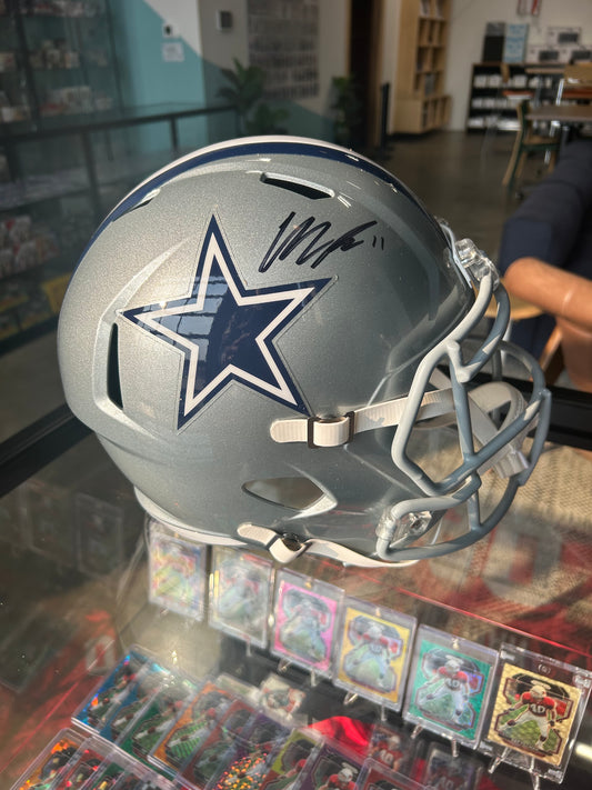 Micah Parsons Dallas Cowboys Autographed Riddell Speed Replica Helmet