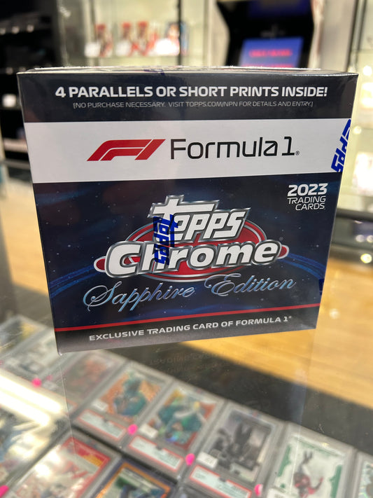 2023 Topps Chrome Formula 1 Racing Sapphire Edition Hobby Box